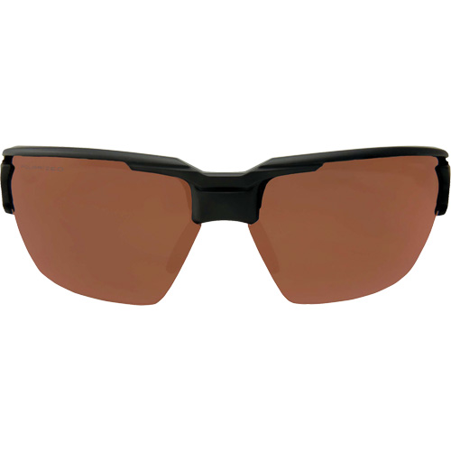 Lunettes de s&eacute;curit&eacute; Pumori, Lentille Cuivre, Anti-&eacute;gratignures/Polaris&eacute;, ANSI Z87+/MCEPS GL-PD 10-12/R&eacute;pond ou surpasse la norme CSA Z94.3 D. Morneault & Fils