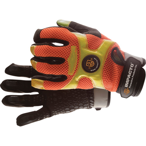 Gants antivibration haute visibilit&eacute; Air Glove, Taille Moyen/8 D. Morneault & Fils
