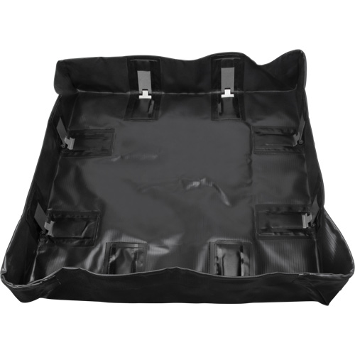 Berme repliable, Capacit&eacute; 60 gal. US, 4' la x 4' lo x 6" h, Support &agrave; encliqueter D. Morneault & Fils