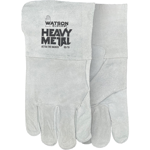The Hacker Welding Gloves, Split Cowhide, Size One Size D. Morneault & Fils