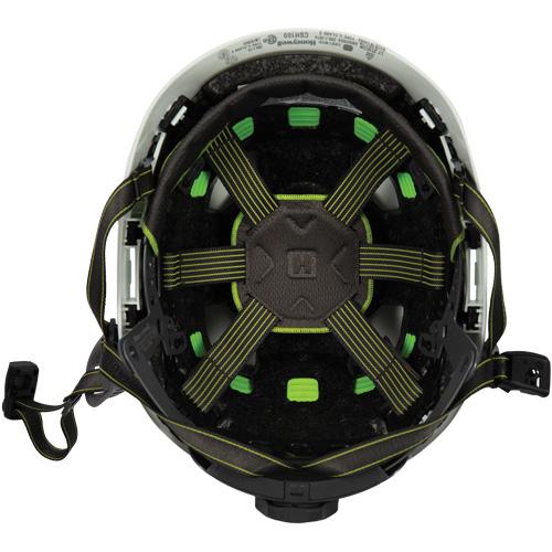 Fibre Metal Climbing Style Safety Helmet, Meets CSA Type 2, Ratchet Suspension, Non-Vented D. Morneault & Fils