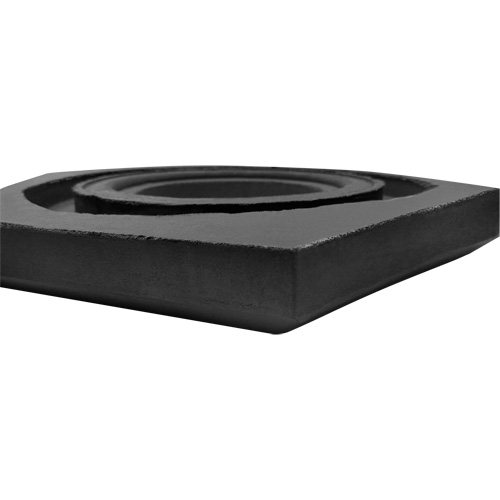 Base de canaliseur en caoutchouc, 15 lb D. Morneault & Fils