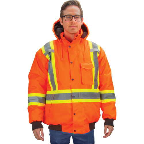 Waterproof 7-in-1 Winter Parka, High Visibility Orange, 3X-Large D. Morneault & Fils