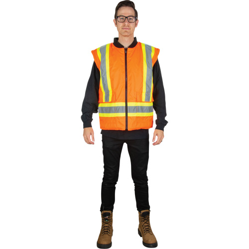 Waterproof 7-in-1 Winter Parka, High Visibility Orange, 3X-Large D. Morneault & Fils