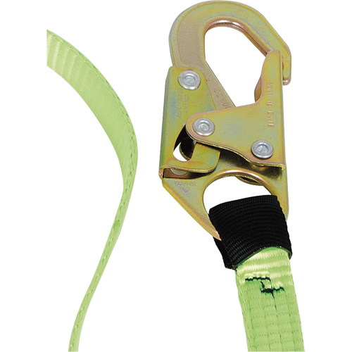 SA-54000-6 Shock Absorbing Lanyard, 6', Snap Hook Center, Snap Hook Leg Ends, Polyester D. Morneault & Fils