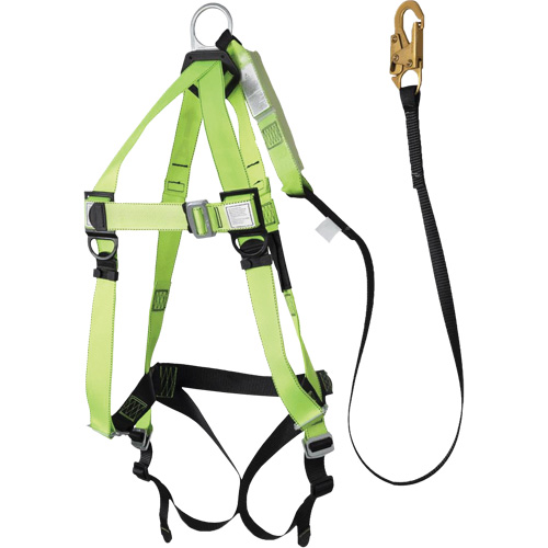 FBH-10000A5440-4 4' Class A Harness & Lanyard with 220 lbs. Capacity, Harness/Lanyard Combo D. Morneault & Fils