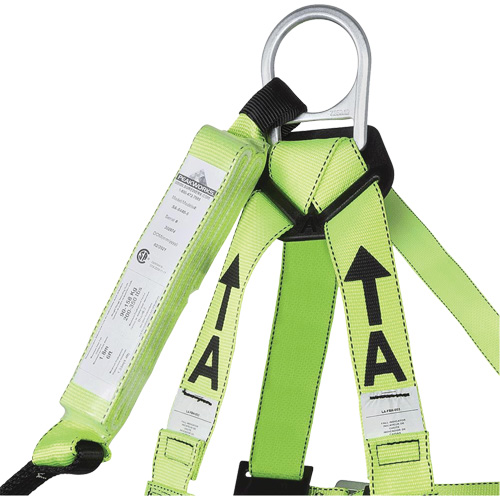 FBH-10000A5440-4 4' Class A Harness & Lanyard with 220 lbs. Capacity, Harness/Lanyard Combo D. Morneault & Fils