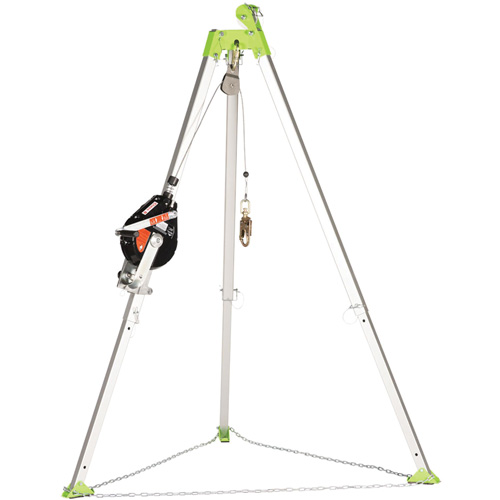SRL-73303-60 Cable Self-Retracting Lifeline with Recovery, 60', Galvanized Steel, Swivel D. Morneault & Fils