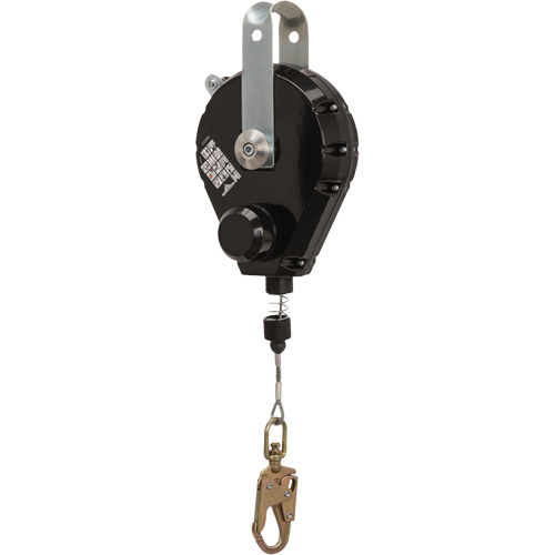 SRL-73303-60 Cable Self-Retracting Lifeline with Recovery, 60', Galvanized Steel, Swivel D. Morneault & Fils
