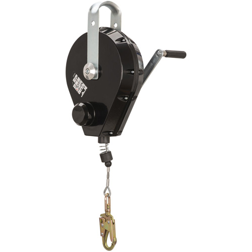 SRL-73303-96 Cable Self-Retracting Lifeline with Recovery, 96', Galvanized Steel, Swivel D. Morneault & Fils