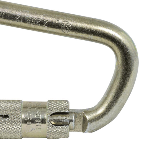CP-03015-1 Mousqueton zingu&eacute; avec ouverte de portique de 1", Acier D. Morneault & Fils