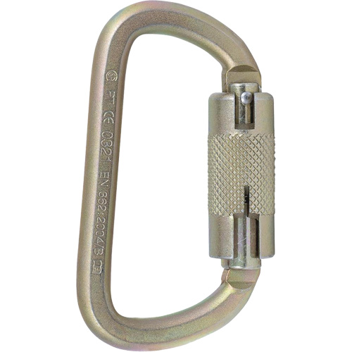 CP-03015-2 Mousqueton zingu&eacute; avec ouverte de portique de 3/4", Acier D. Morneault & Fils