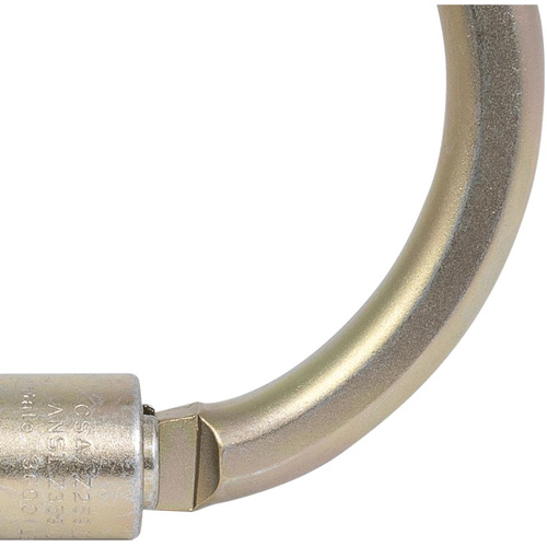 CP-04011-1 Mousqueton zingu&eacute; avec ouverte de portique de 2", Acier D. Morneault & Fils