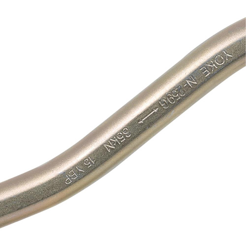 CP-04011-1 Mousqueton zingu&eacute; avec ouverte de portique de 2", Acier D. Morneault & Fils