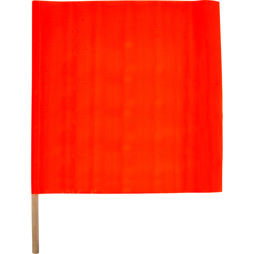 Traffic Safety Flag, Mesh, With Handle D. Morneault & Fils