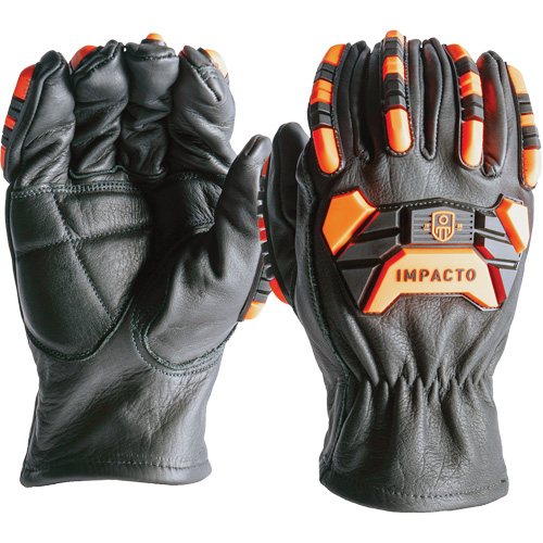 Gants de protection contre la coupe et les chocs, 7, Paume en Cuir de vache D. Morneault & Fils