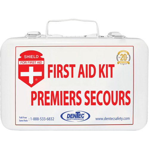 Shield First Aid Kit, British Columbia/Meets CSA Z1220-17 Type 1 Personal, Personal (1 Worker) D. Morneault & Fils