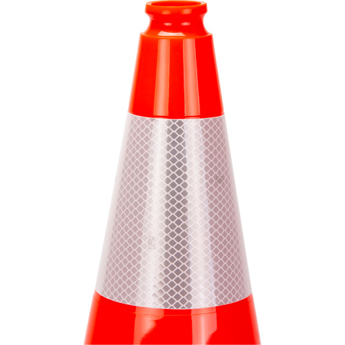 Premium Traffic Cone, 18", Orange, 6" Reflective Collar(s) D. Morneault & Fils