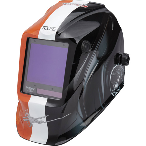 VIKING  3350 Foose Monarch Welding Helmet, 3.74" L x 3.34" W View Area, 5 - 13 Shade Range D. Morneault & Fils