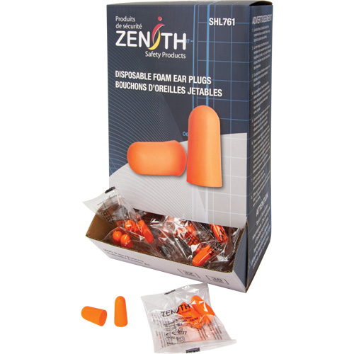 Foam Earplugs, Pair - Polybag D. Morneault & Fils