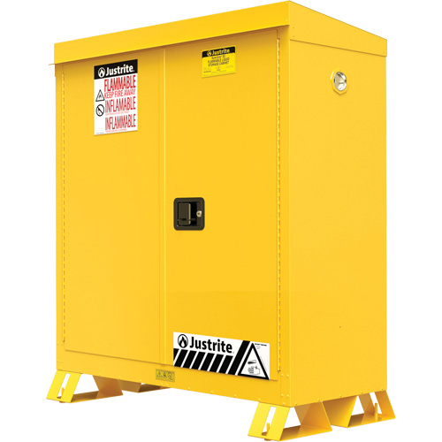Outdoor Flammable Storage Cabinet, 30 gal., 2 Door, 43" W x 44" H x 18" D D. Morneault & Fils