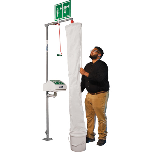Safety Shower Test Kit with Bucket & Shower Sock D. Morneault & Fils