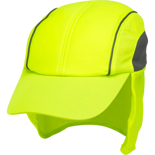 Cooling Hat with Neck Shade, Hi-Vis Lime D. Morneault & Fils
