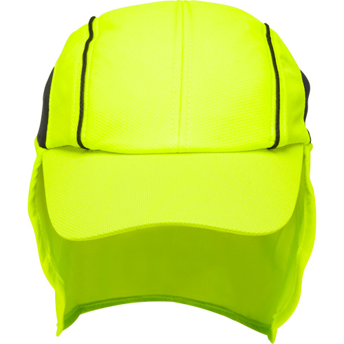 Cooling Hat with Neck Shade, Hi-Vis Lime D. Morneault & Fils