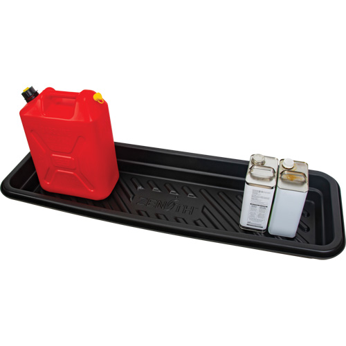 Spill Tray, 12" L x 48" W x 4.5" H, 12 US gal. Spill Capacity D. Morneault & Fils