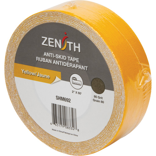 Anti-Skid Tape, 2" x 60', Yellow D. Morneault & Fils