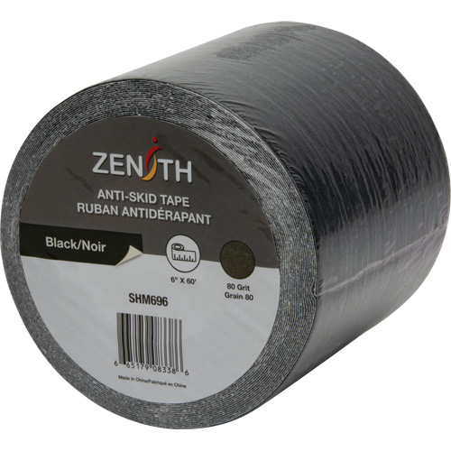 Anti-Skid Tape, 6" x 60', Black D. Morneault & Fils