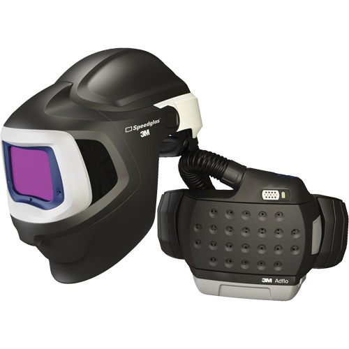 Adflo Powered Air Purifying Respirator HE System with Speedglas 9100 MP Welding Helmet, Welding Helmet, Lithium-Ion Battery D. Morneault & Fils