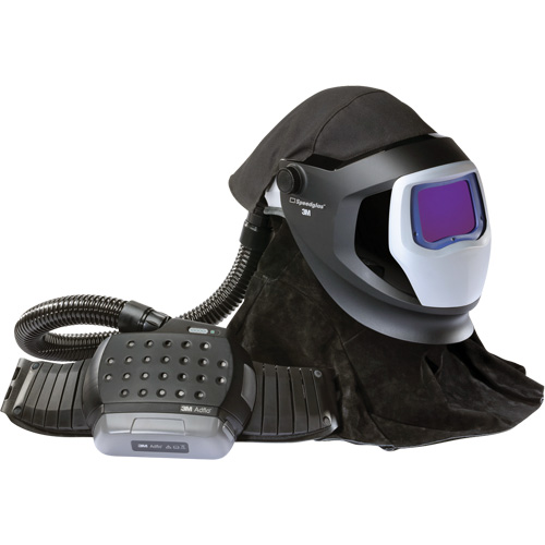 Adflo PAPR System with Versaflo M-Series Helmet & Speedglas Welding Shield Upgrade Kit, Welding Helmet, Lithium-Ion Battery D. Morneault & Fils