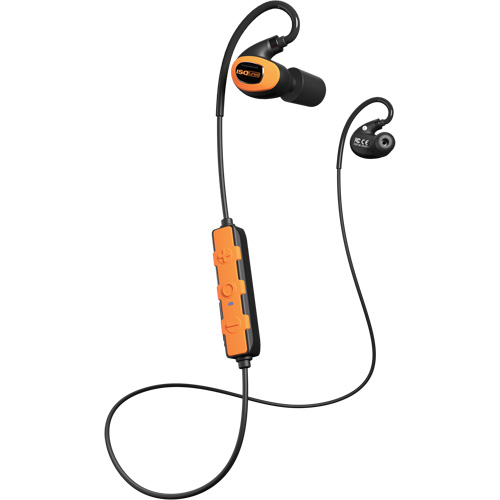 Safety Orange Pro 3.0 Bluetooth Earbuds D. Morneault & Fils