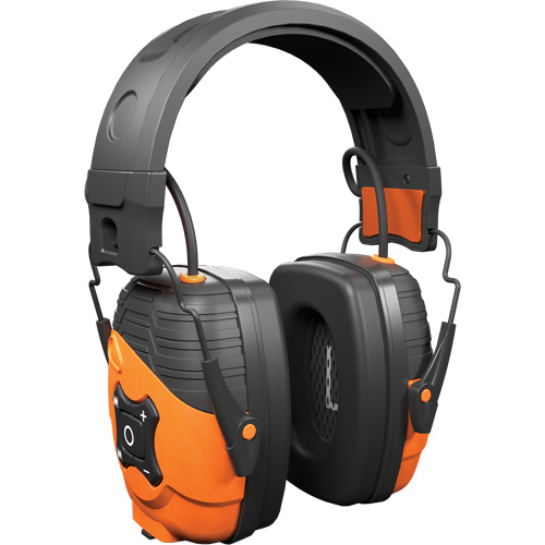 Safety Orange Link 2.0 Bluetooth Earmuffs, Headband Style, 25 dB D. Morneault & Fils