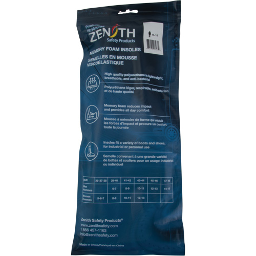 Semelles en mousse visco&eacute;lastique, Femmes 5 - 7 D. Morneault & Fils