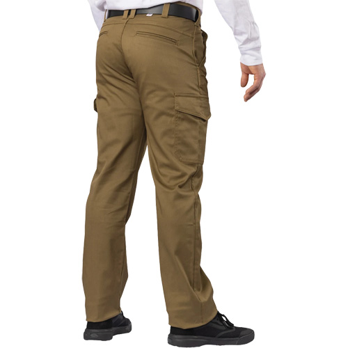 Big Flex Cargo Pants, Poly-Cotton/Spandex, Military Olive Green, Size 46, 30 Inseam D. Morneault & Fils