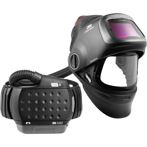 Masque de soudage &agrave; usage intensif Speedglas G5-01 avec syst&egrave;me de respirateur d'&eacute;puration d'air propuls&eacute; Adflo, Masque de soudage, Pile Lithium-ion D. Morneault & Fils