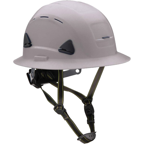 Fibre Metal Climbing Style Helmet with Full Brim, Meets CSA Type 2, Ratchet Suspension, Vented D. Morneault & Fils