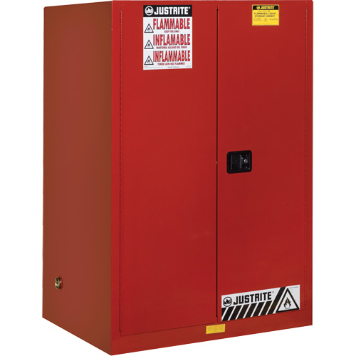 Sure-Grip&reg; EX Flammable Cabinet, 90 Gal., 2 Door, 43" W x 65" H x 34" D D. Morneault & Fils
