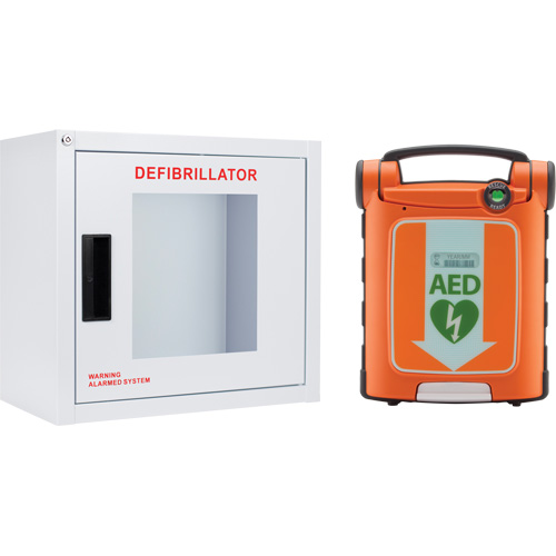 Powerheart&reg; G5 AED & Cabinet Kit, Automatic, Bilingual, Class 3 D. Morneault & Fils