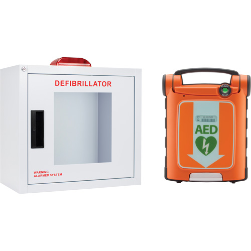 Trousse DEA Powerheart G5 avec armoire, Semi-automatique, Bilingue, Classe 3 D. Morneault & Fils