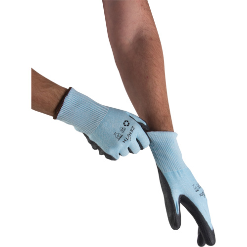 Gants &eacute;lastiques &eacute;cologiques r&eacute;sistants &agrave; la coupe, Taille 10, Calibre 13, Rev&ecirc;tement Polyur&eacute;thane, Enveloppe en PEHP/rPET, ASTM ANSI niveau A3 D. Morneault & Fils