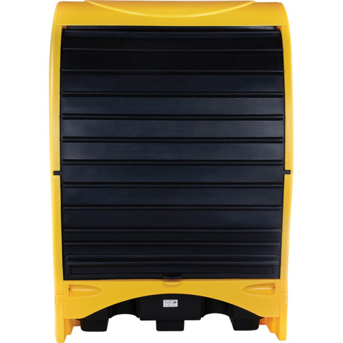 2-Drum Hard Cover Spill Pallet, 43.11" L x 61.61" W x 83.07" H, 1433 lbs. Load Capacity D. Morneault & Fils