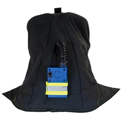 Cagoule de protection contre l'arc &eacute;lectrique TCG, Noir, 40 cal/cm², ANSI Z87.1/ASTM F1506/ASTM F1959/ASTM F2178/R&eacute;pond ou surpasse la norme CSA Z462/NFPA 70E, 4 Arc &eacute;lectrique EPI cat&eacute;gorie niveau D. Morneault & Fils