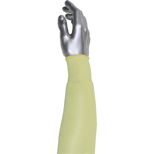 Manchette r&eacute;sistante &agrave; la coupe &agrave; 2 plis Kut Gard, Aramide/ATA, 10", ASTM ANSI niveau A6, Jaune D. Morneault & Fils