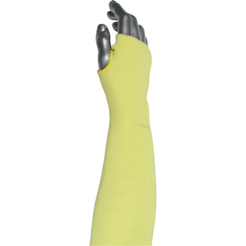 Kut Gard&reg; 2-Ply Cut-Resistant Sleeve with Thumb Hole, Aramid/ATA&reg;, 10", ASTM ANSI Level A6, Yellow D. Morneault & Fils