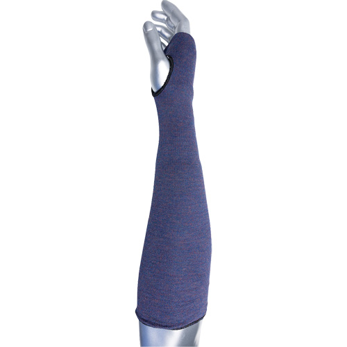 Kut Gard&reg; ECO Series 2-Ply ASP Sleeve with Thumb Hole, Aramid, 14", ASTM ANSI Level A3, Purple D. Morneault & Fils