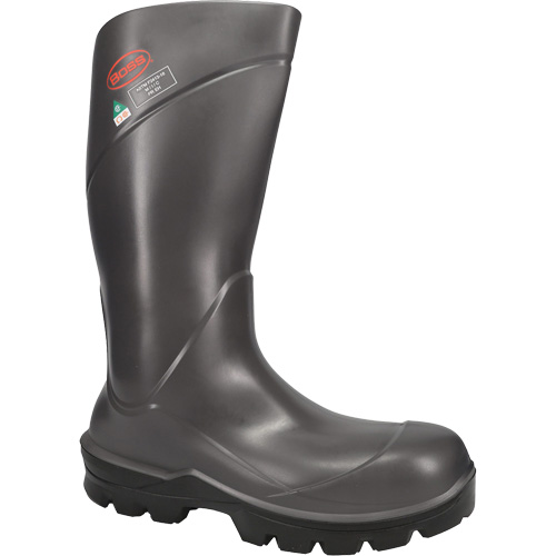 Bottes de s&eacute;curit&eacute; int&eacute;grales Boss Footwear, Polyur&eacute;thane, Embout Acier, Taille 4, Imperm&eacute;able D. Morneault & Fils