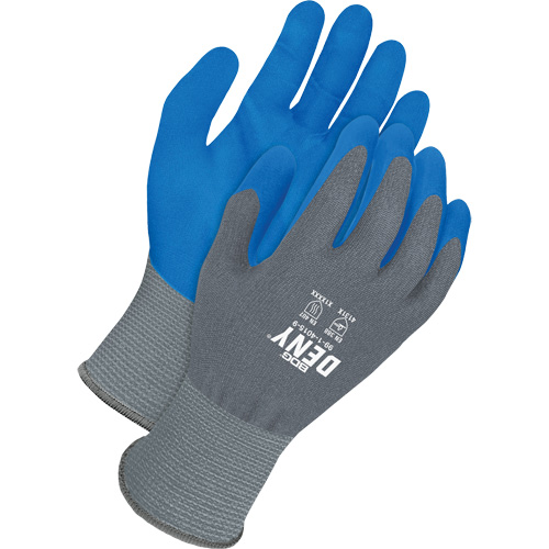 Deny&reg; Coated Food Contact Gloves, 11, Foam Nitrile Coating, 15 Gauge, Nylon/Spandex Shell D. Morneault & Fils